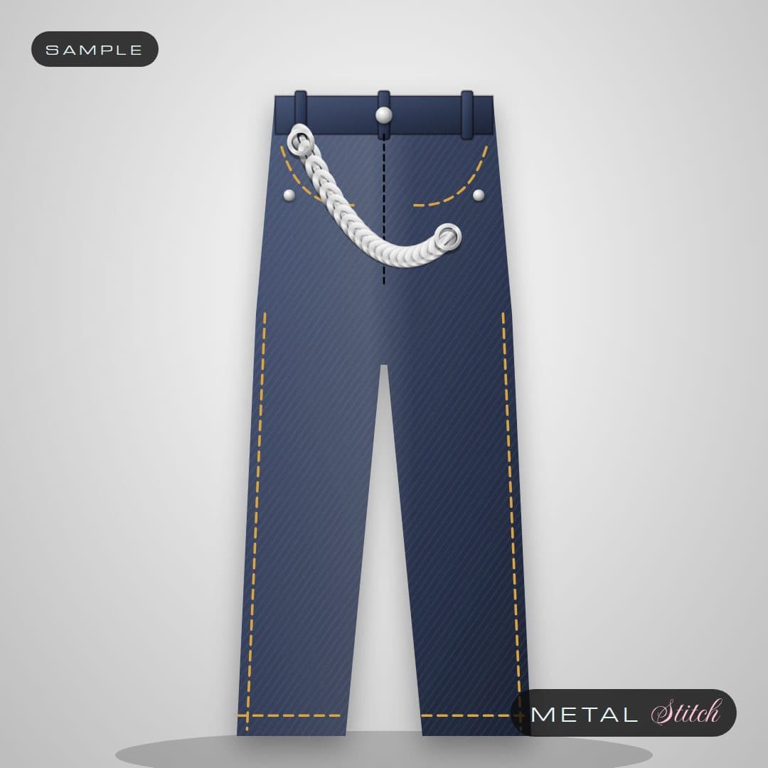 Sample post: Pocket chain on denim
